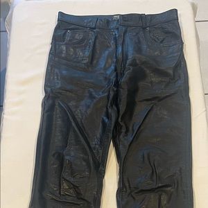 Mens First Genuine Leather Pants Size:32